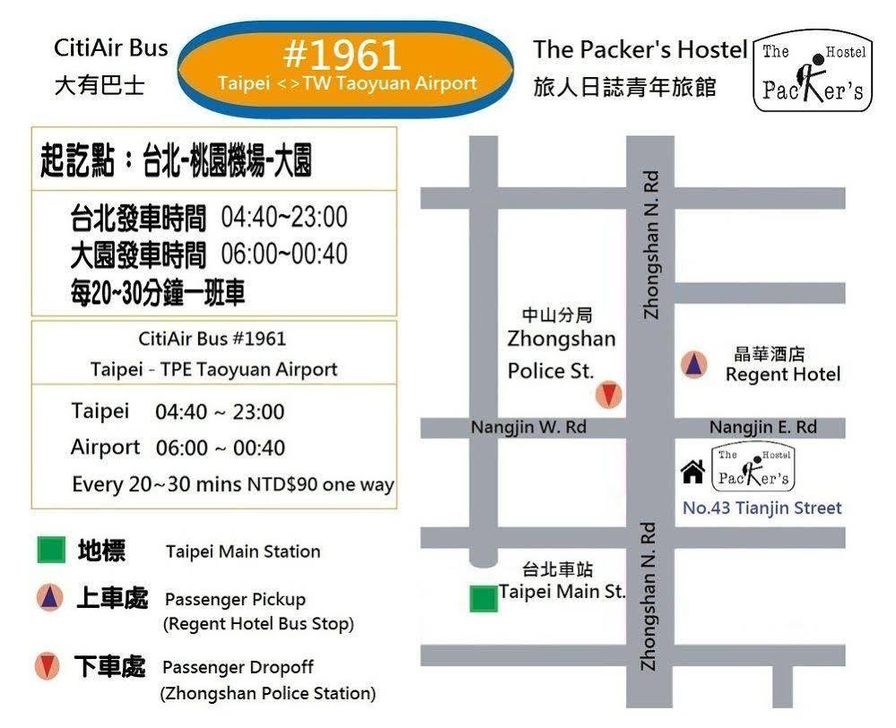 The Packer'S Hostel Taipei Exteriör bild